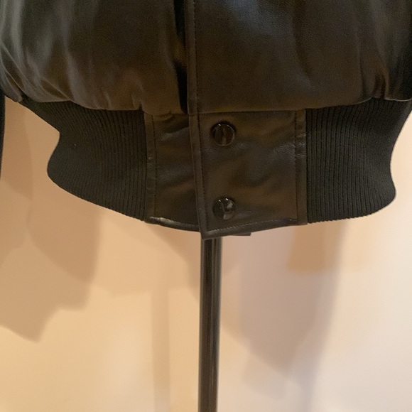 Men Black Vegan Leather - Picture 6 of 10